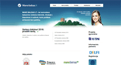 Desktop Screenshot of manobalsas.lt